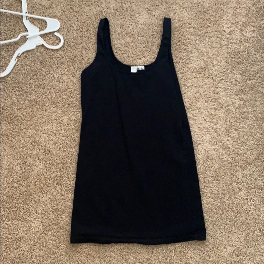 Plain black tank